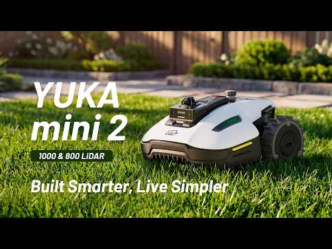 YUKA Mini 2 1000 (2026) - Robotgräsklippare 1000m² Robotgräsklippare
