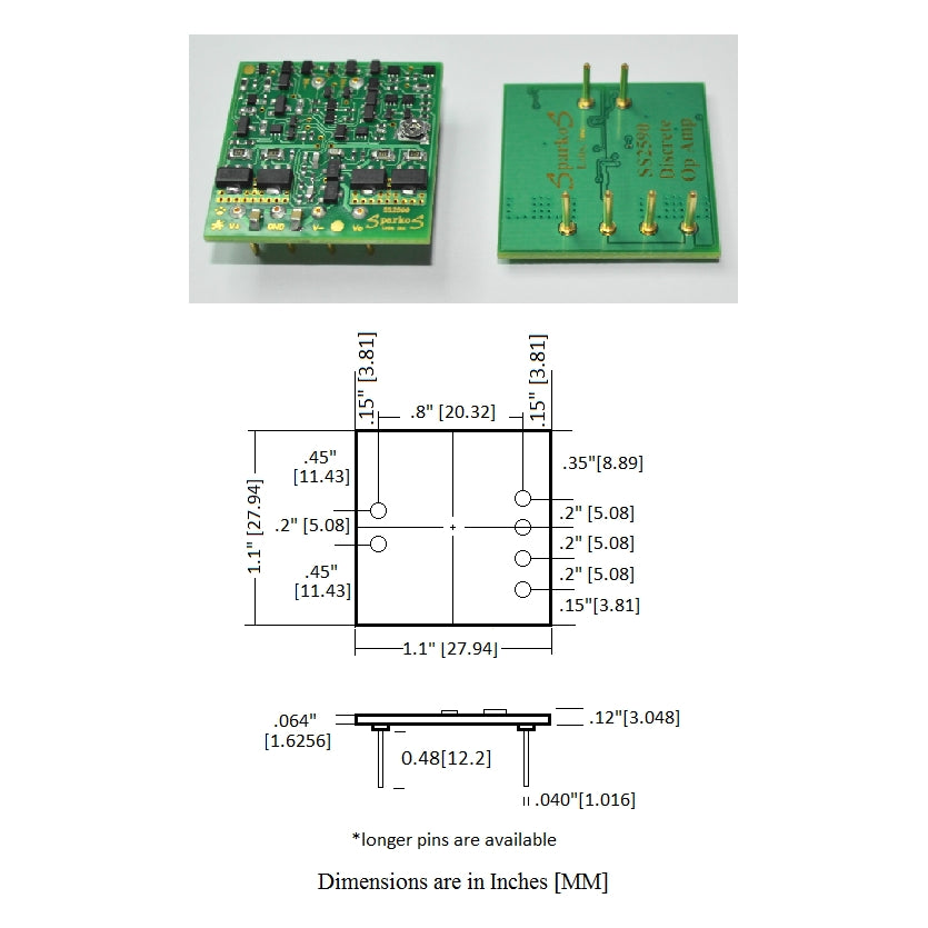 Sparkos Labs SS2590 Pro Single Discrete Op-Amp OP-Amp