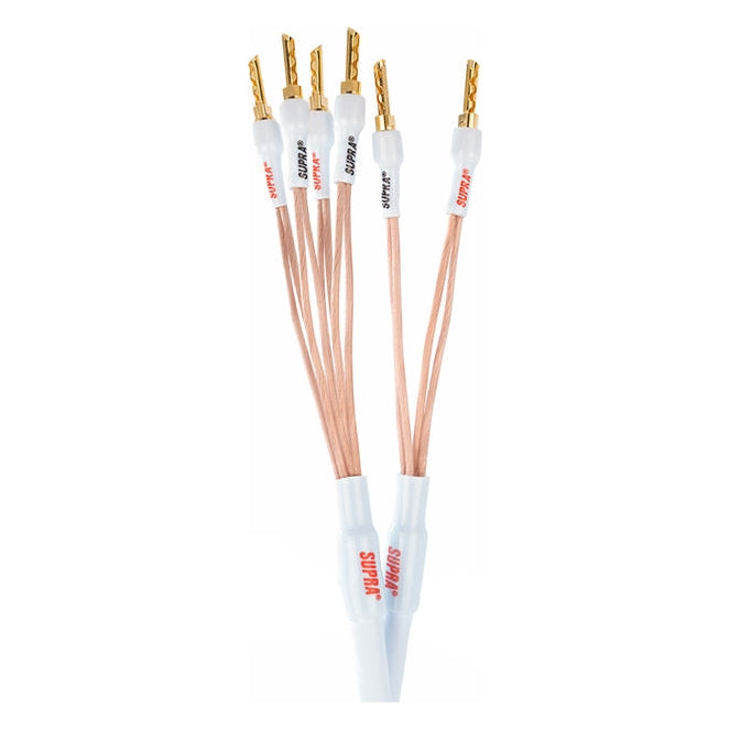 Supra XL Annorum CombiCon Bi-Wire 2Banana - 4Banana (pair) Terminerad-högtalarkabel