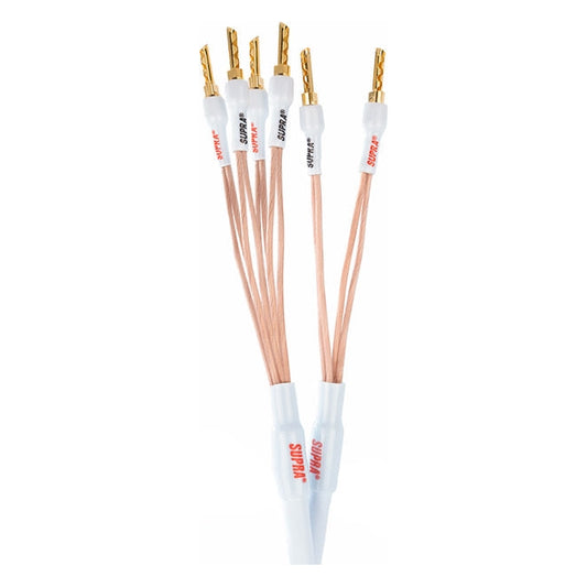 Supra XL Annorum CombiCon Bi-Wire 2Banana - 4Banana (pair) Terminerad-högtalarkabel