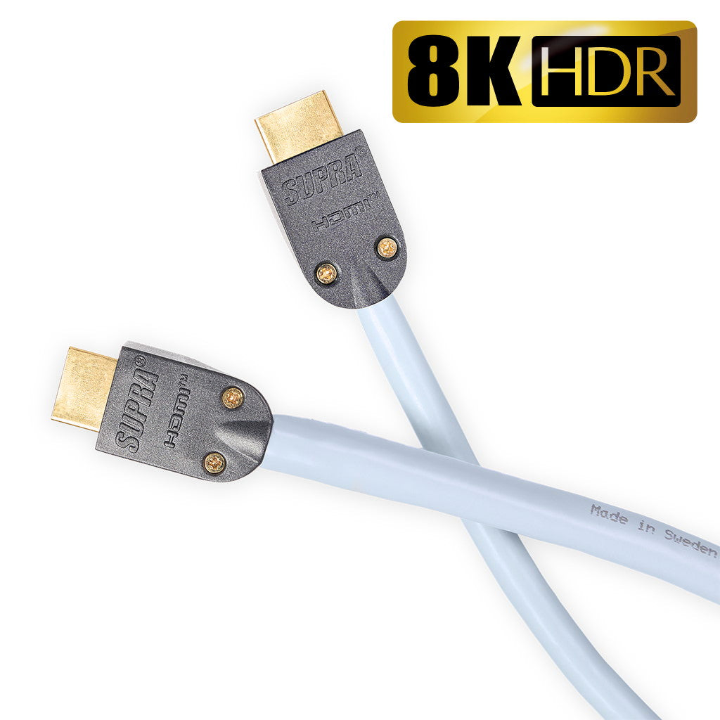 Supra HDMI-HDMI UHD8K & 4K - 0,5m Hdmi-kabel Supra
