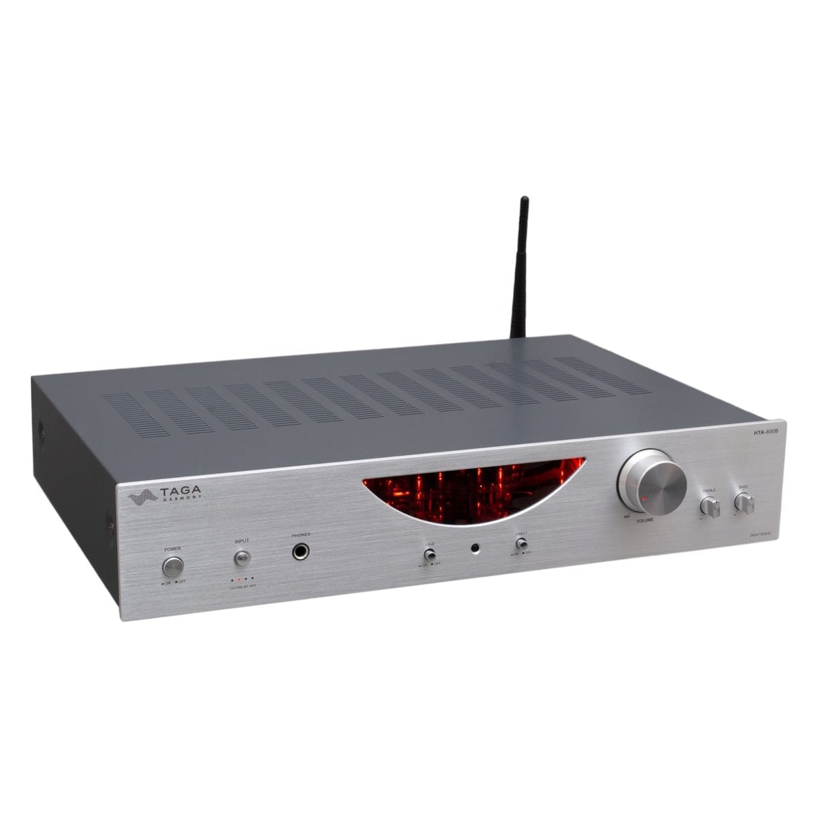TAGA HTA-600B - Stereoförstärkare Hybrid Stereoförstärkare Silver