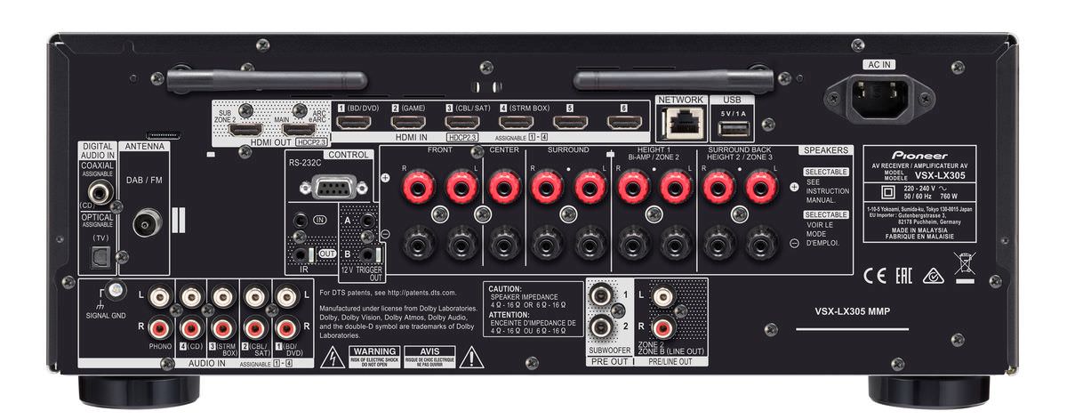 Pioneer VSX-LX305 | Home theater amplifier | Maxxteknik
